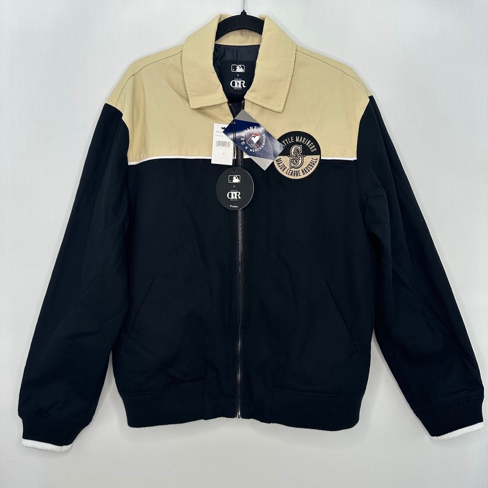 Seattle Mariners Darius Rucker MLB Full Zip Jacket NWT Mens M
Black Tan Bomber